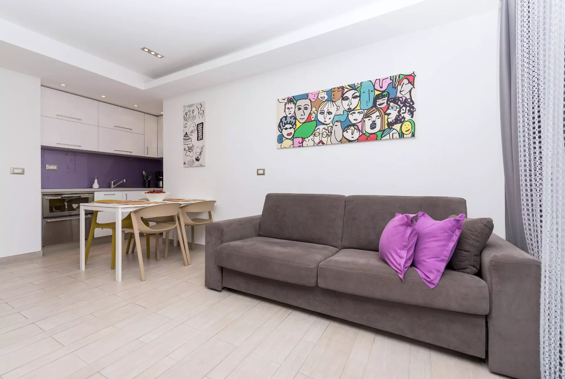Apartment Sensual Living Dinig Room Kitchen